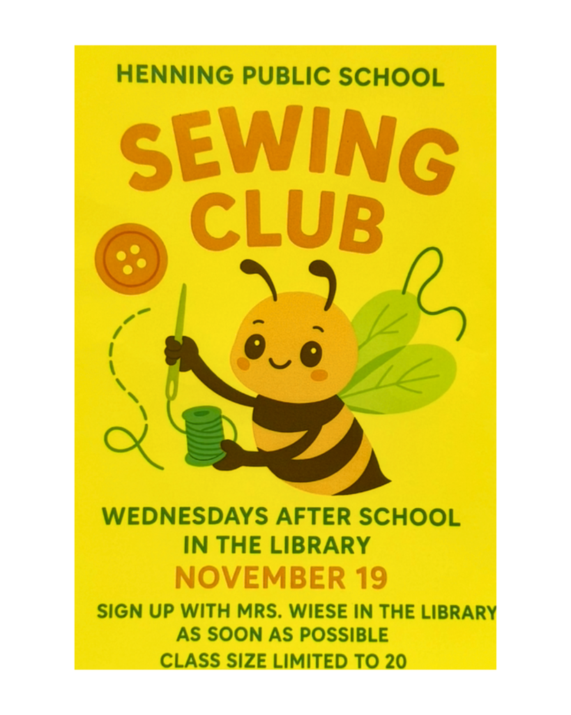 Sewing Club Flyer
