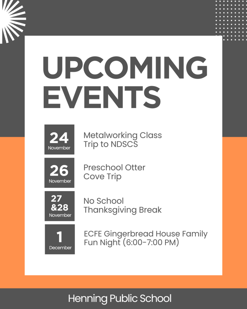 upcoming events