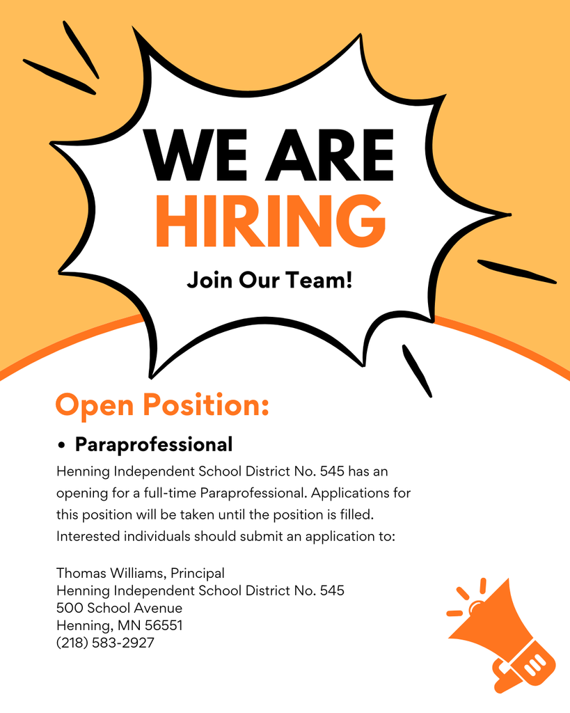 open paraprofessional position