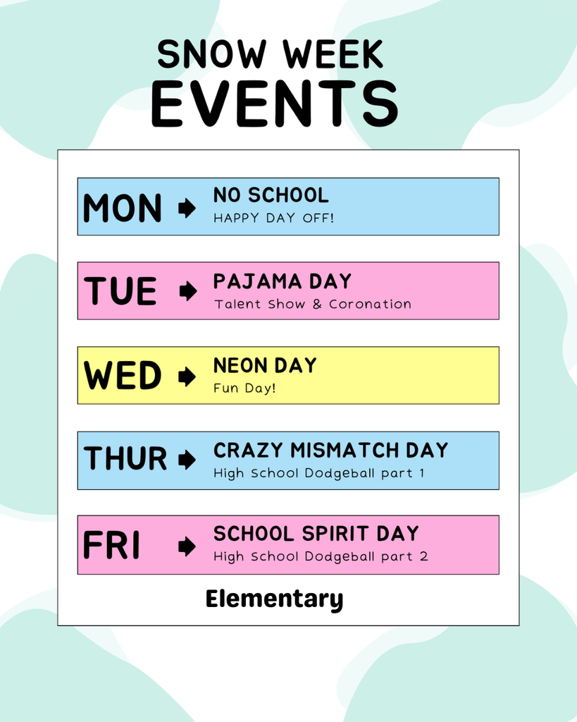 Snow Week Events