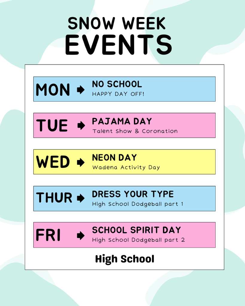 Snow Week Events