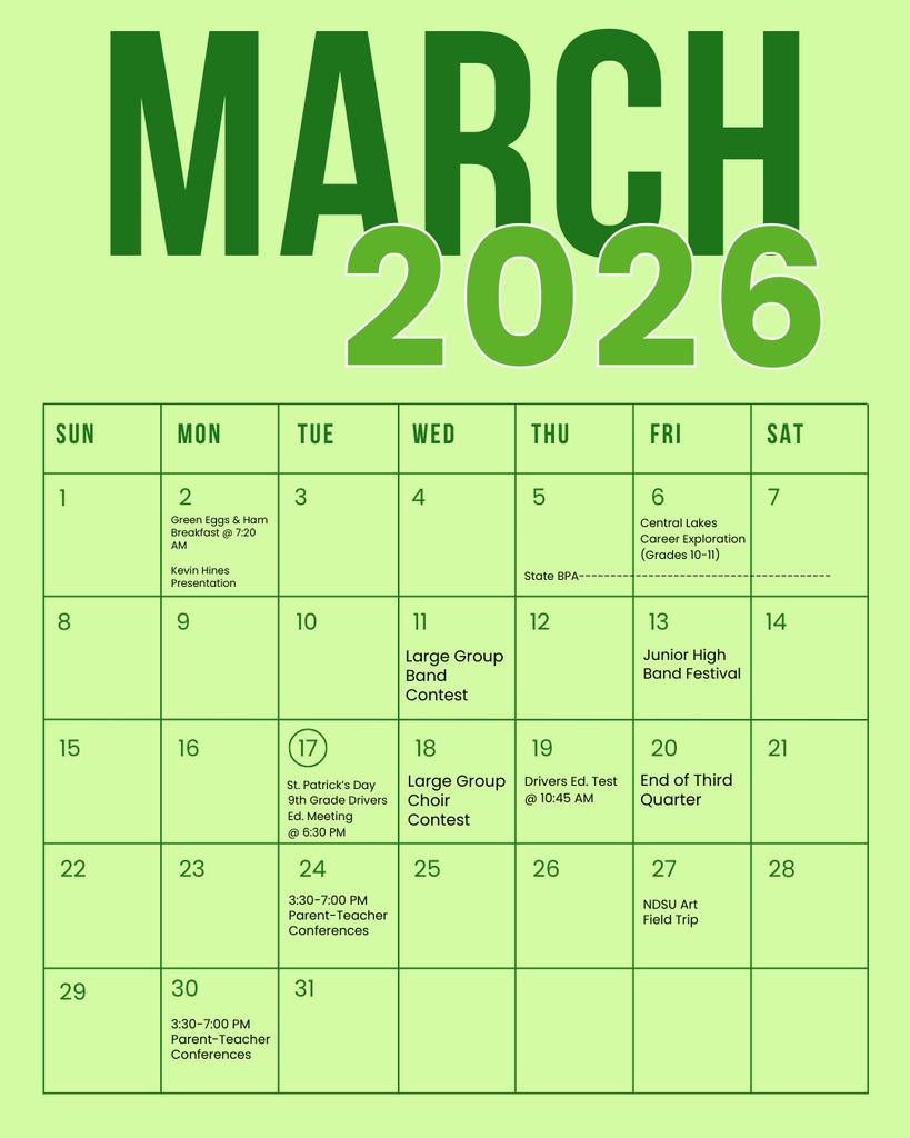 March 2026 Calendar