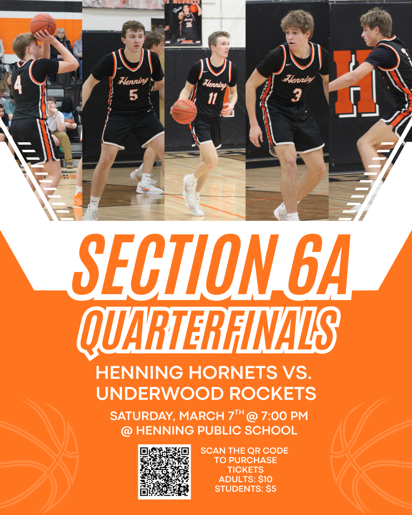 Henning Hornets Section 6A Quarterfinals