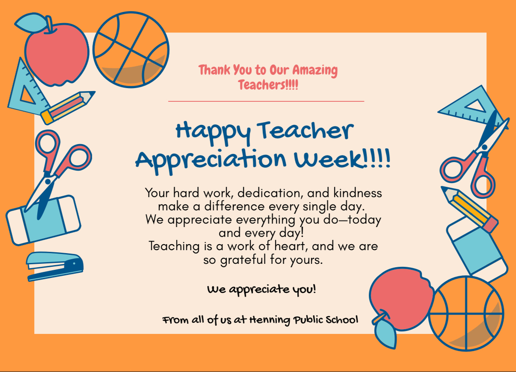 Teachers Appreciation Week