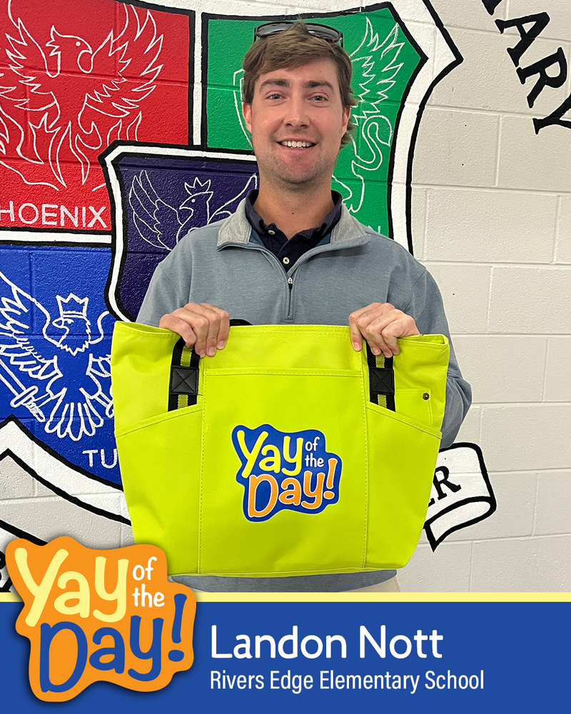 Yay of the Day: Landon Nott with Rivers Edge Elementary School