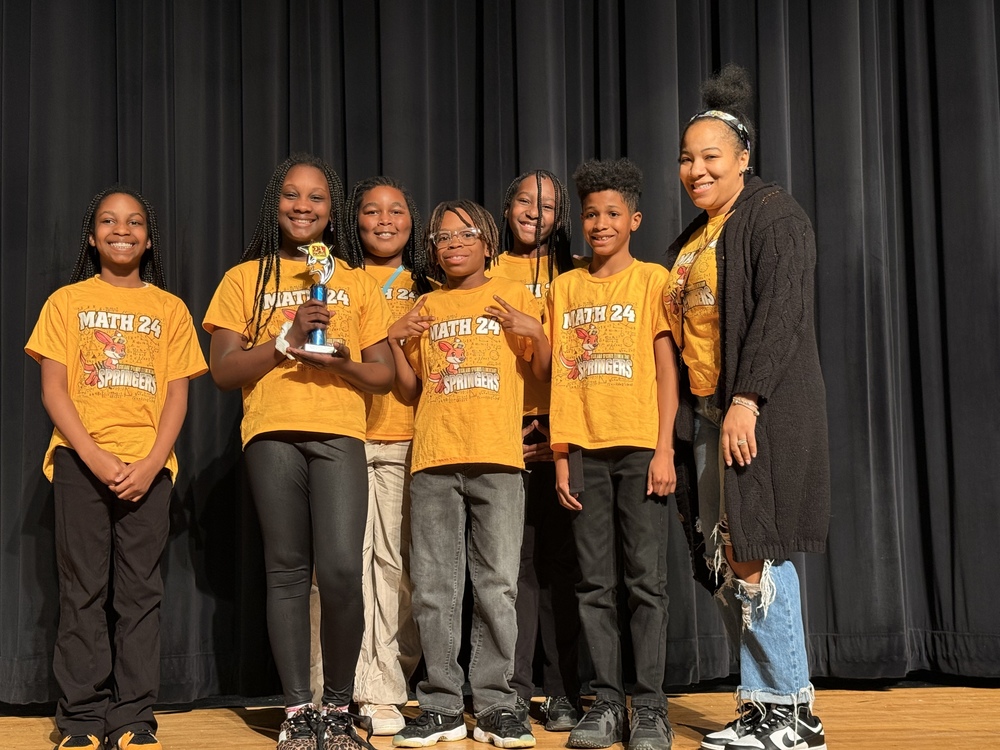 2026 HSES Math 24 students  and coach