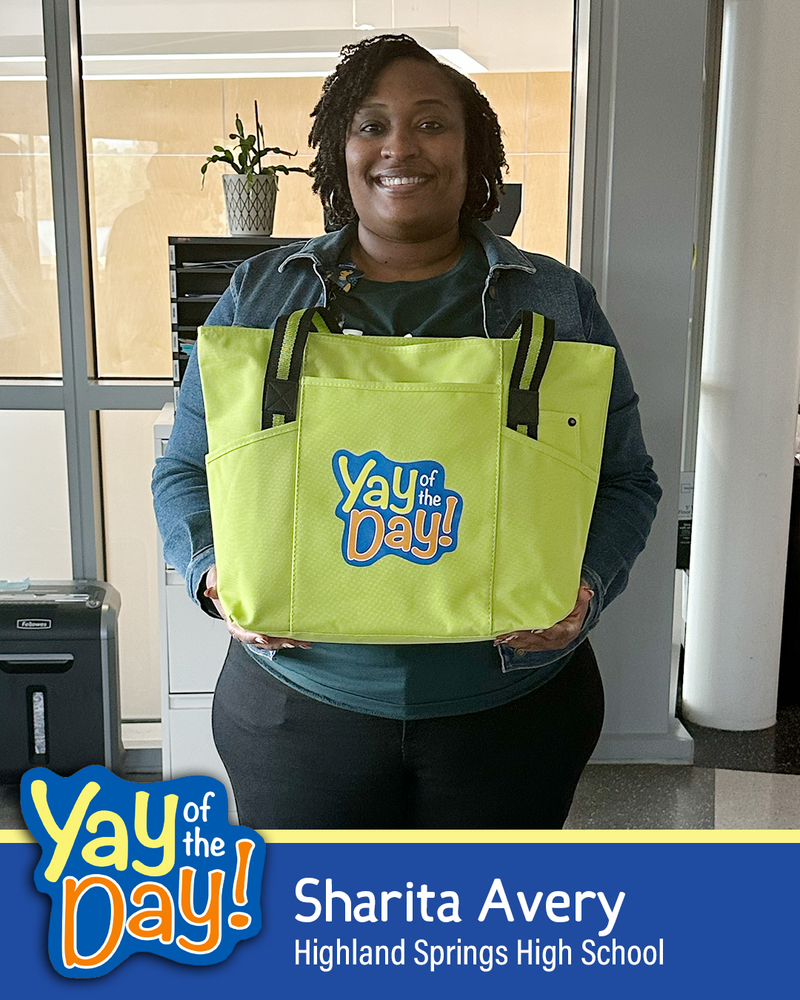 Sharita Avery with Highland Springs High School