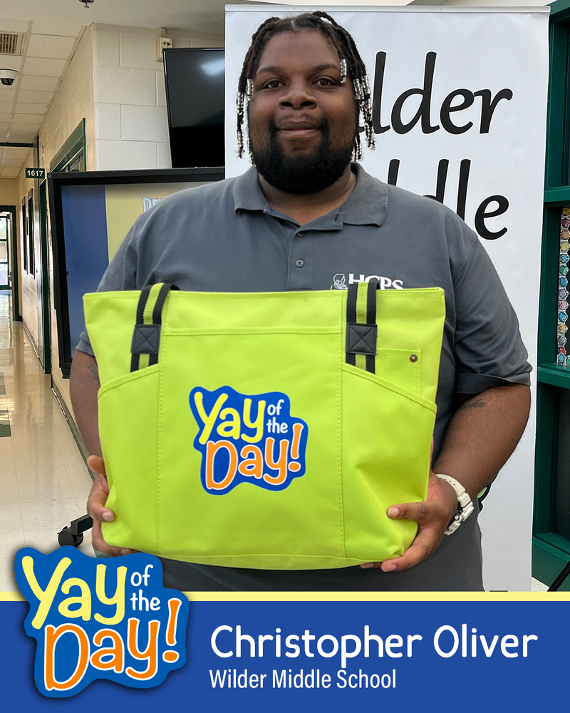 Christopher Oliver with Wilder Middle School