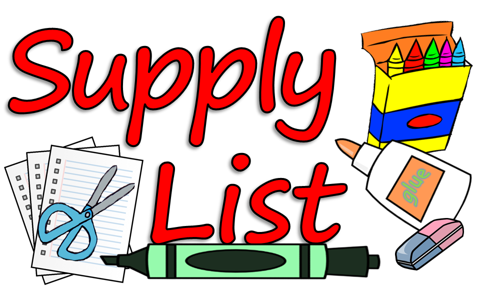 2026-2027 Fair Oaks Supply List