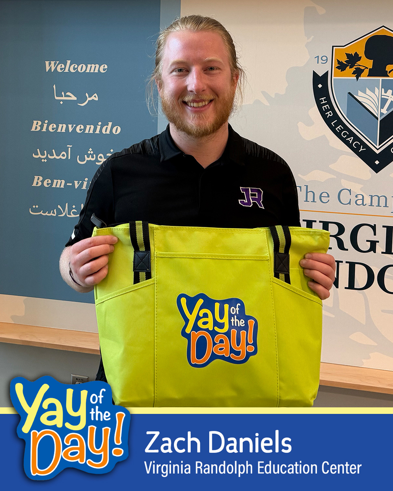 Zach Daniels with the Virginia Randolph Education Center
