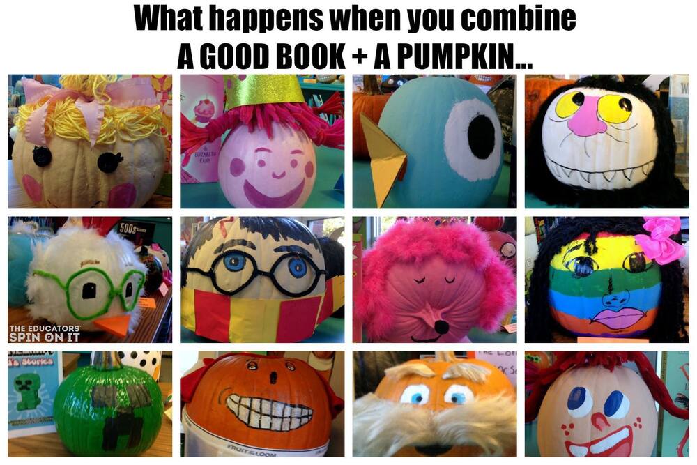 Book Character Pumpkins