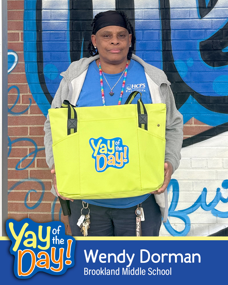 Wendy Dorman with Brookland Middle School