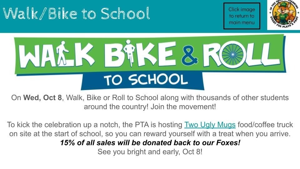 walk bike and roll to school on october 8th
