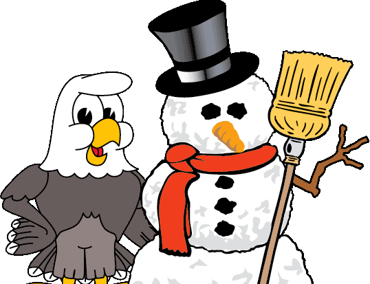 Soarin' with snowman