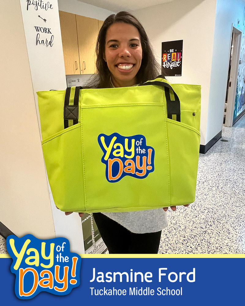 Jasmine Ford with Tuckahoe Middle School