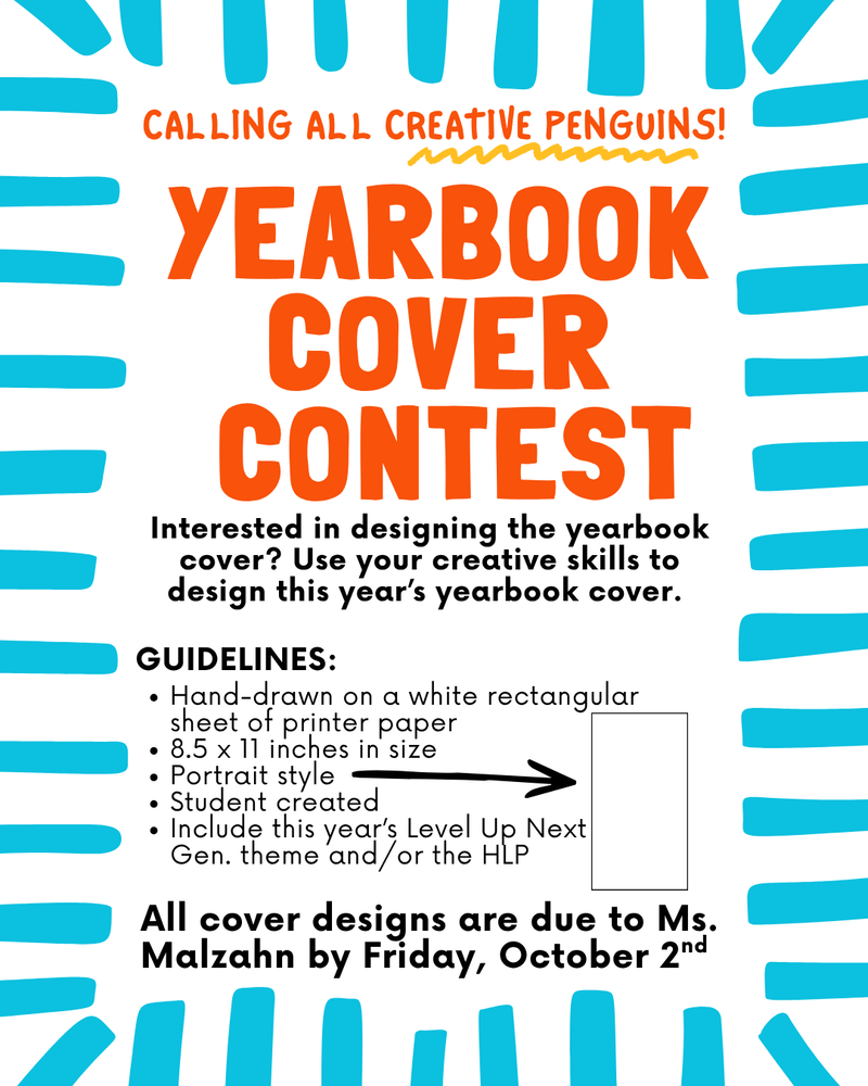 Yearbook Cover Contest Flyer
