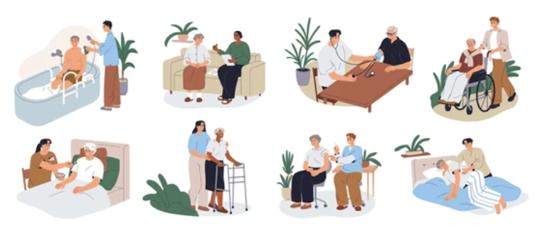 clipart images collection of home health aide activities