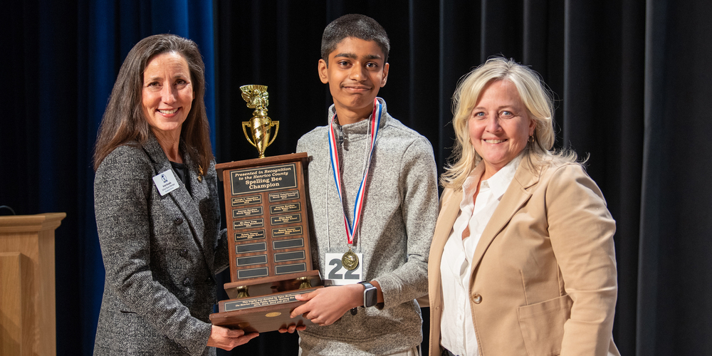 Taran Shivkumar wins 2026 HCPS Spelling Bee