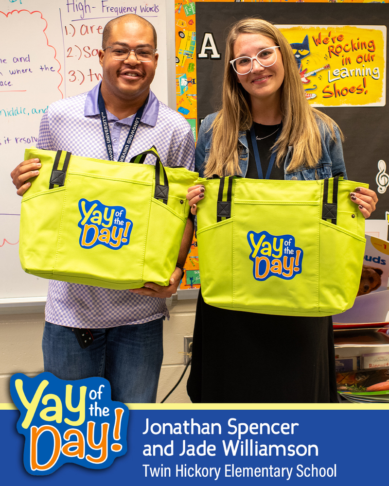 Jonathan Spencer and Jade Williamson Yay of the Day