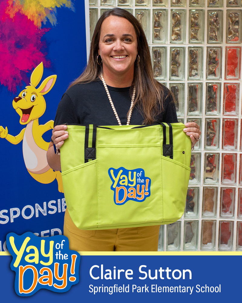Claire Sutton with Springfield Park Elementary School