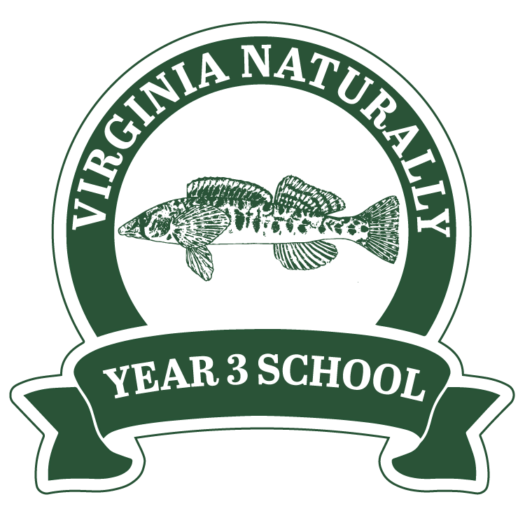 VA Naturally symbol with fish