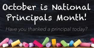 October is National Principals Month