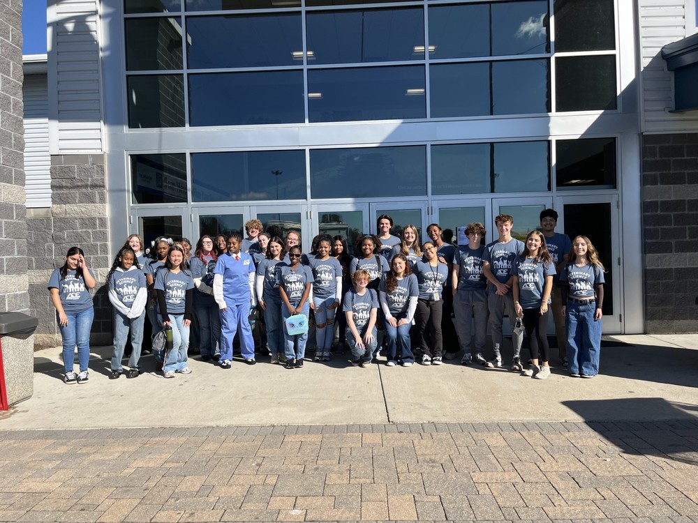 Students at Meadow Event Park Dog Show