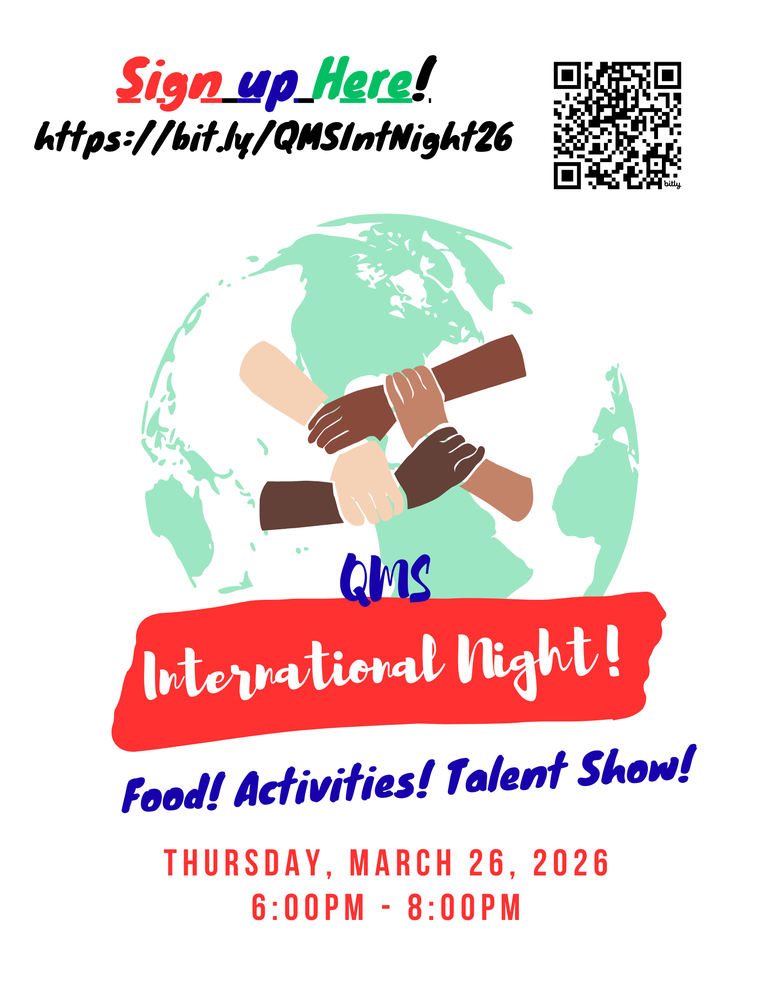 Sign Up for International Night, Food Activities and Talent Show