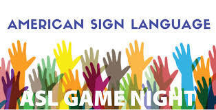 ASL game night - multicolored hands