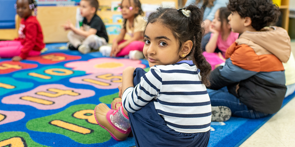 A student in Henrico Schools' Early Learning Preschool program.