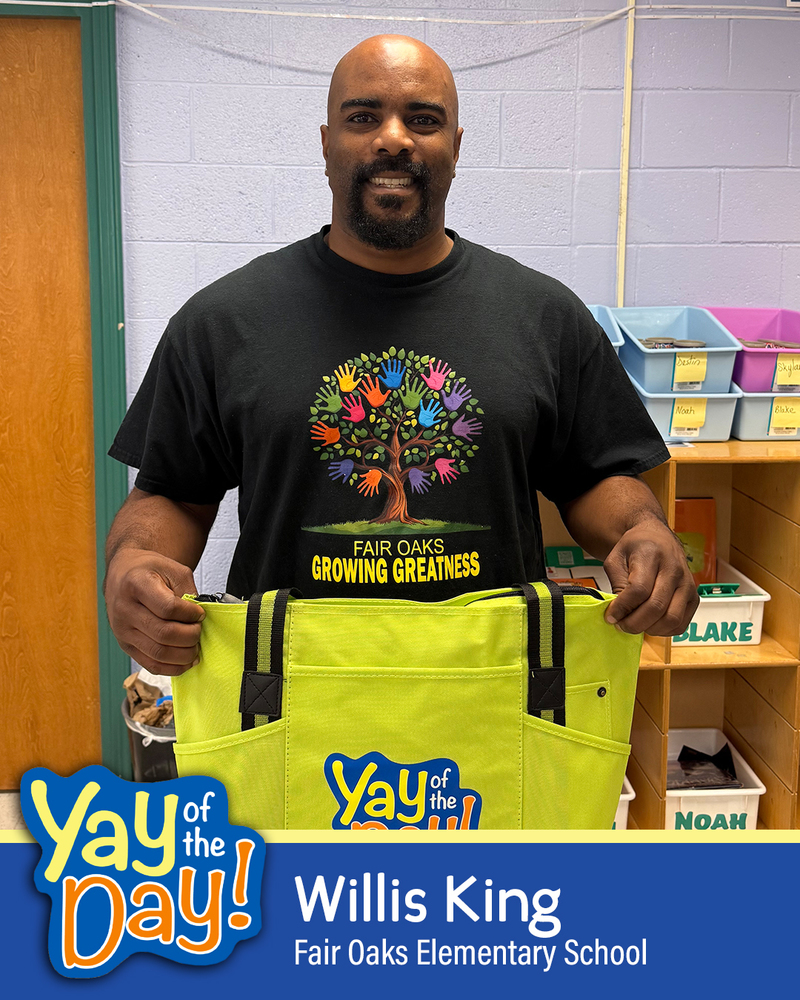 Willis King with Fair Oaks Elementary School