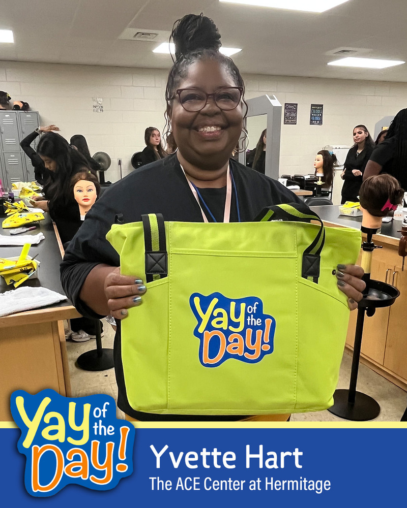 Yvette Hart with ACE Center at Hermitage