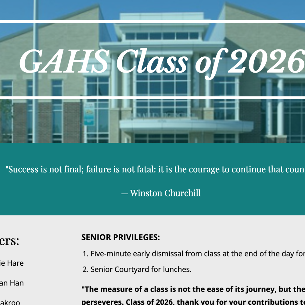 senior web page 