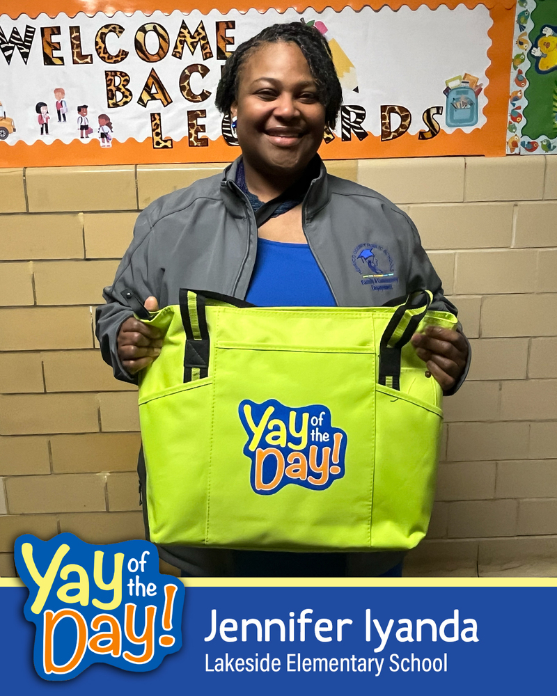 Jennifer Iyanda with Lakeside Elementary School