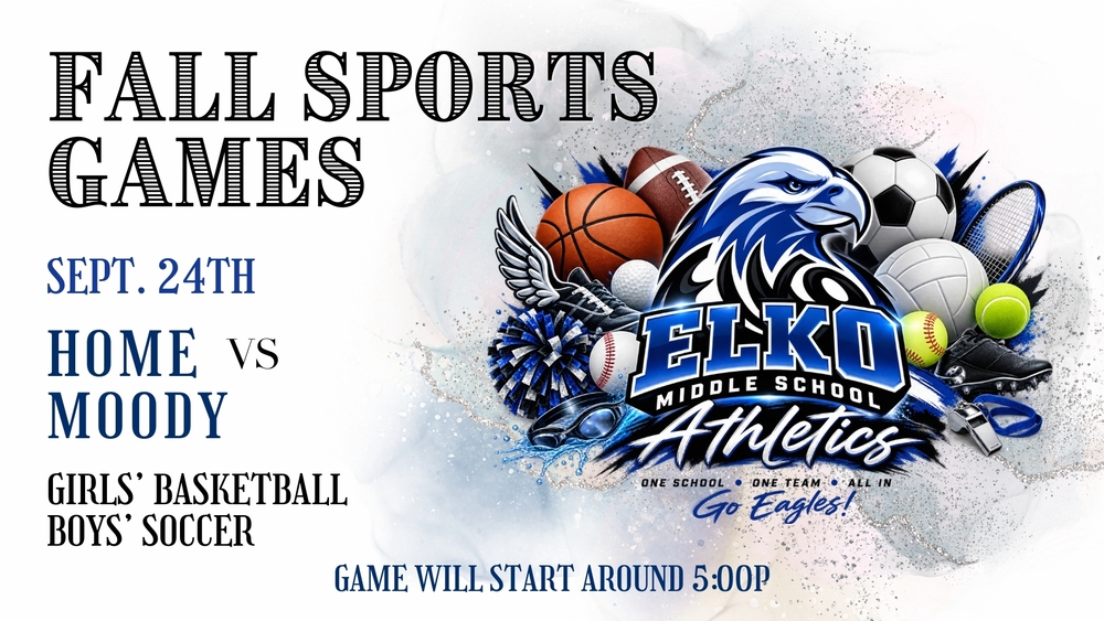 Elko Athletics- 9/24/26-Moody @ Elko