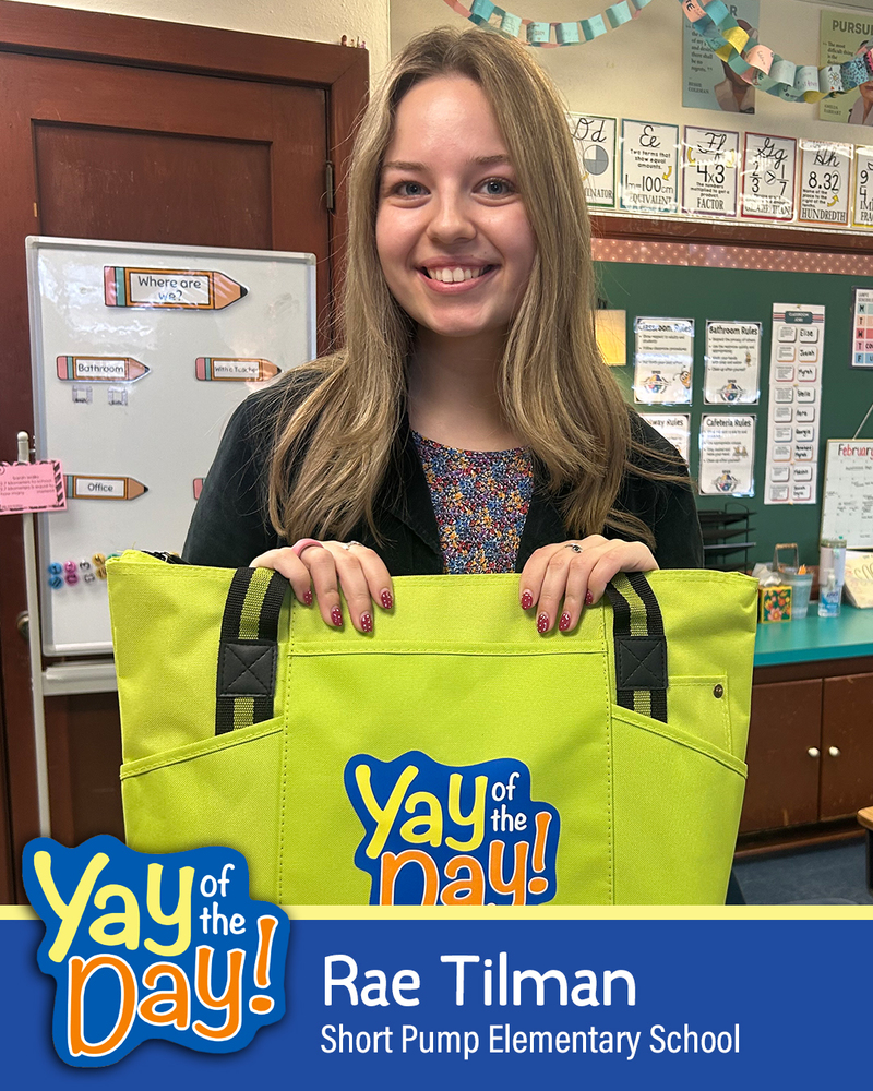 Rae Tilman with Short Pump Elementary School