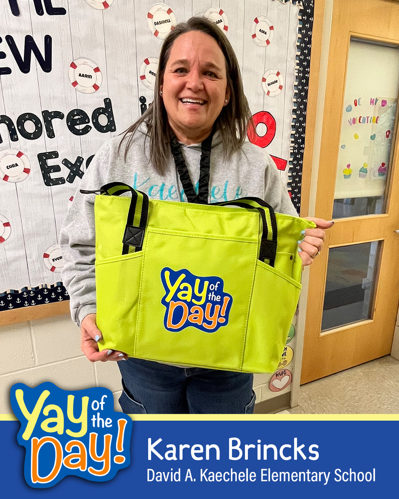 Karen Brincks with Kaechele Elementary School