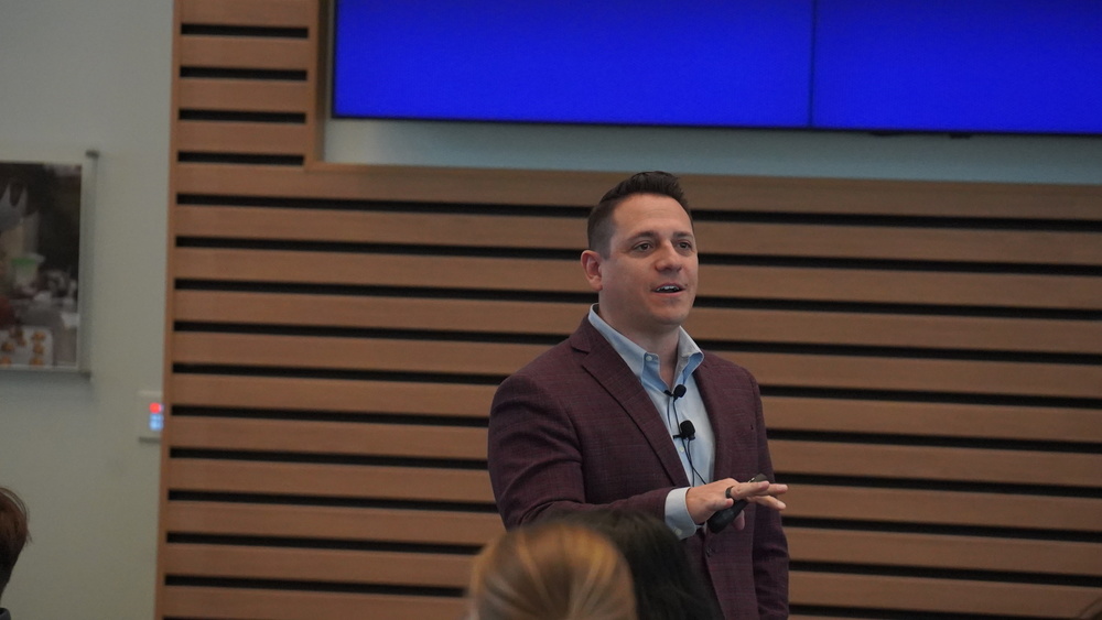 Dr. Fleming speaking at Hermitage ACE