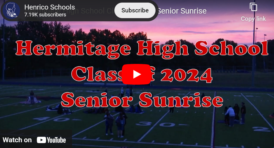 Senior Sunrise at Herm! Hermitage High School