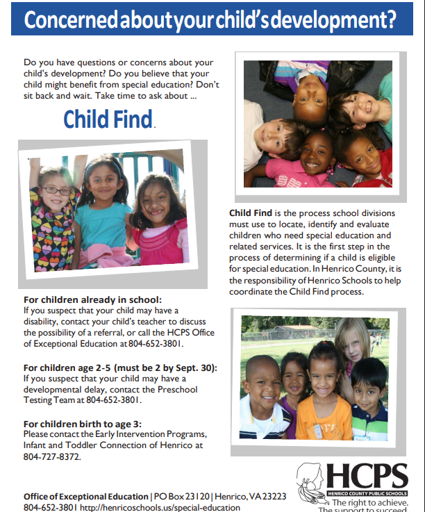 Child Find Memorandum
