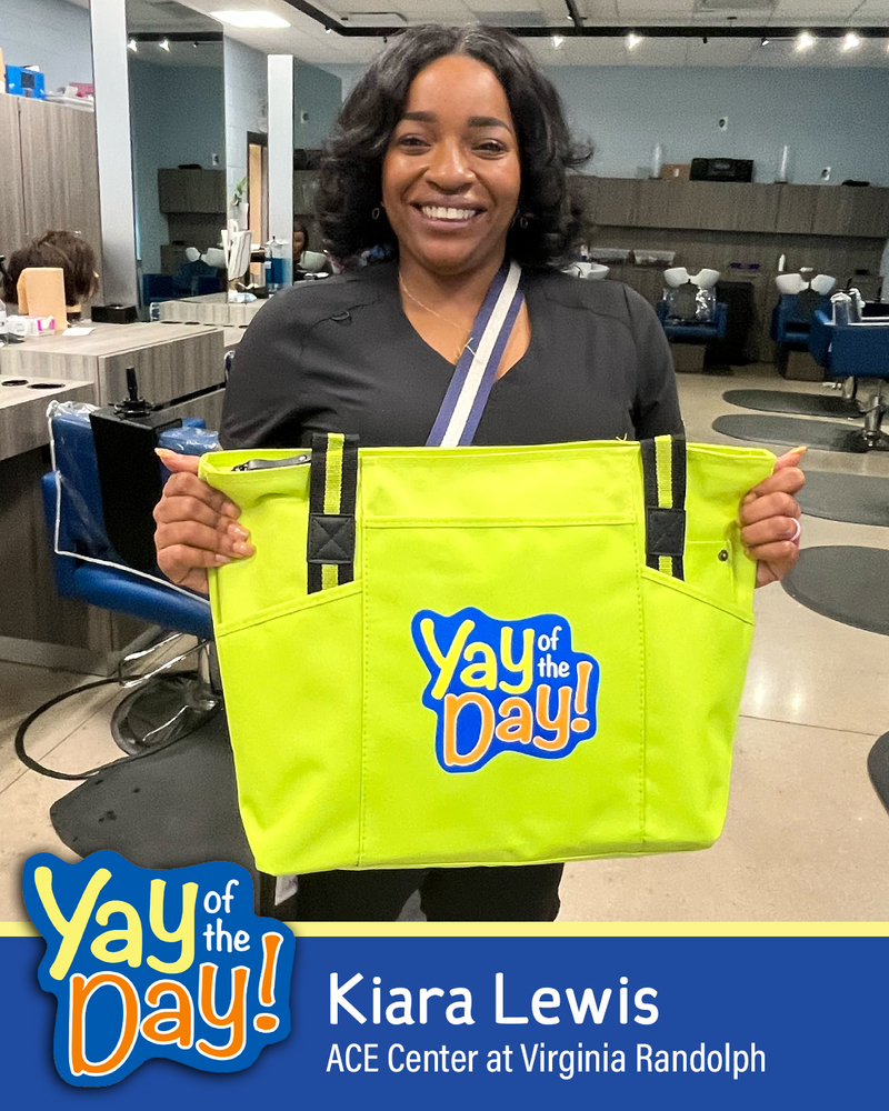 Kiara Lewis with the ACE Center at Virginia Randolph