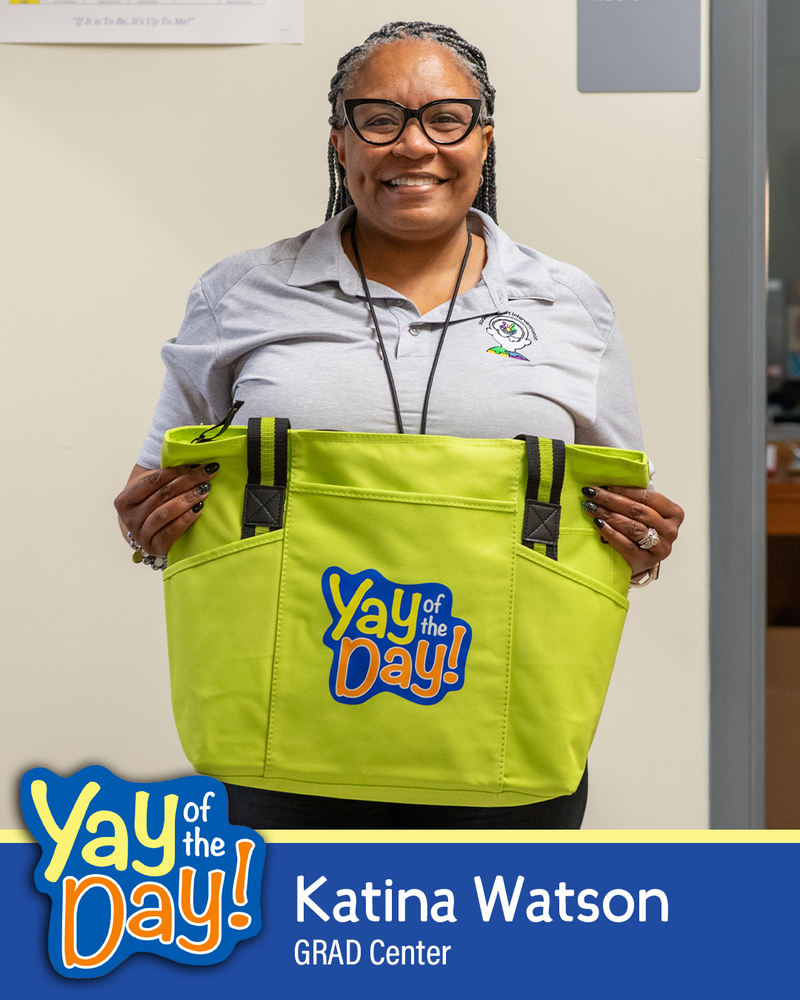 Katina Watson with the GRAD Center, Yay of the Day