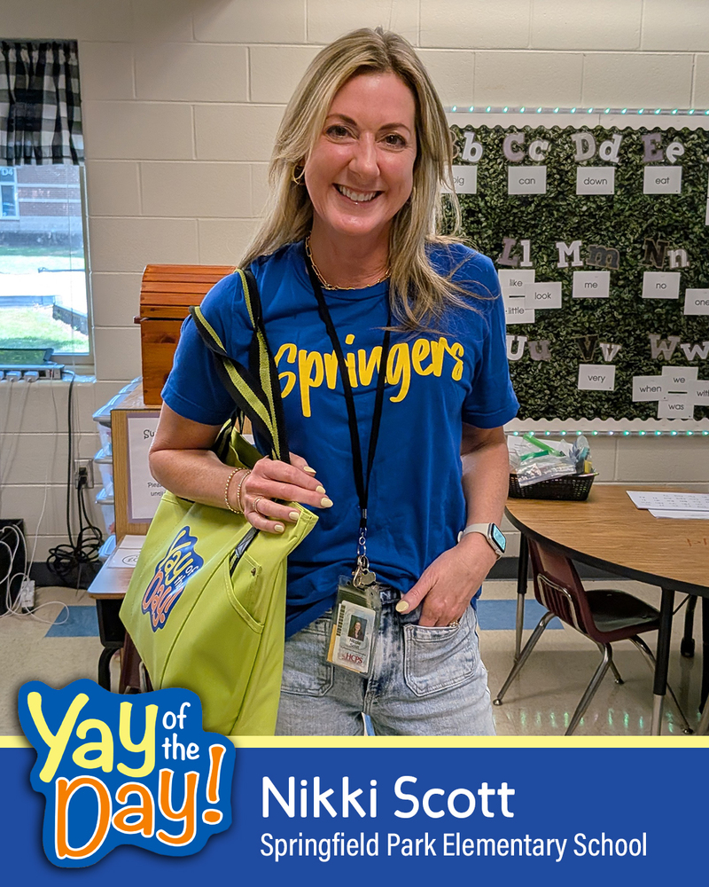 Nikki Scott with Springfield Park Elementary School