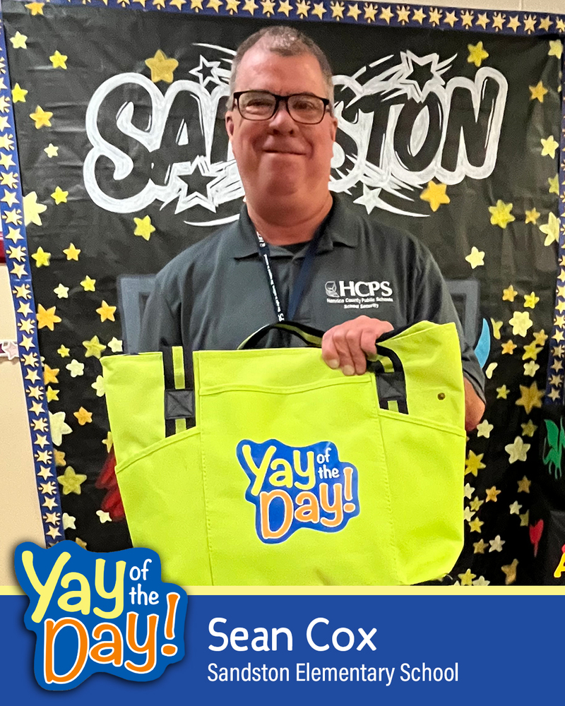 Sean Cox with Sandston Elementary School