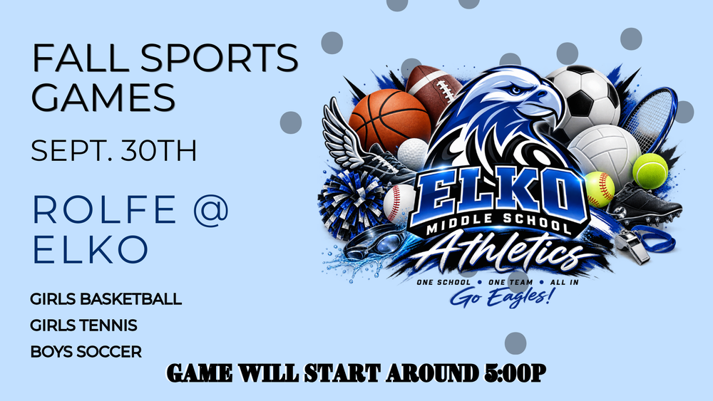 Elko Athletics- 9/30/26- Rolfe @  Elko