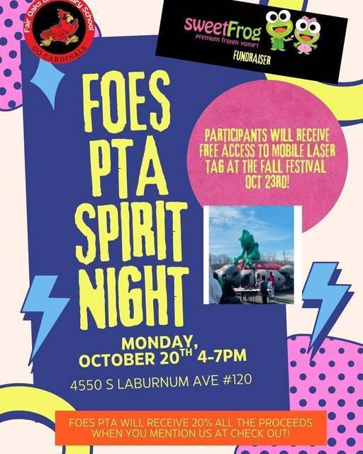 Sweet Frog Spirit Night