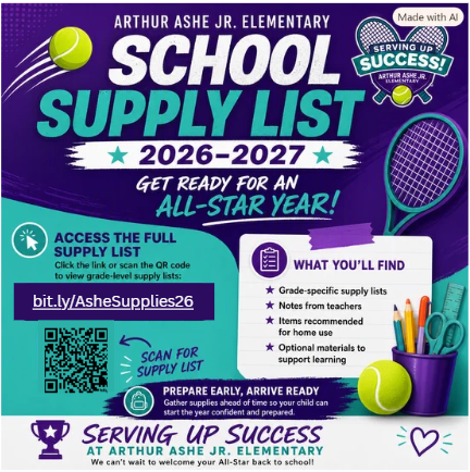 School Supply List 2026-2027