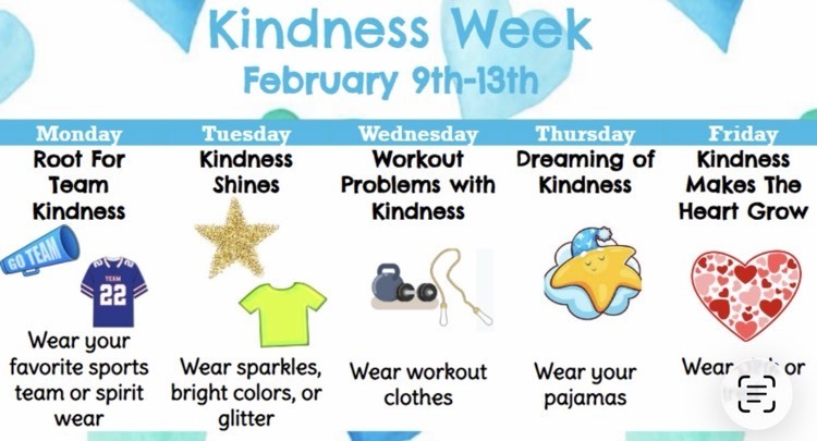 kindness week dress up days! 