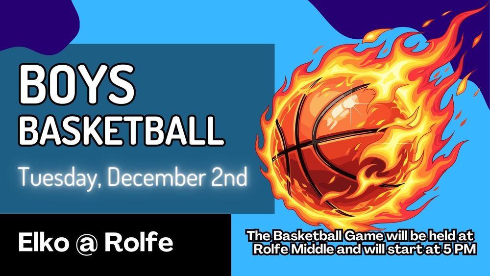 Elko Athletics Boys Basketball- 12/2/25 @ Rolfe