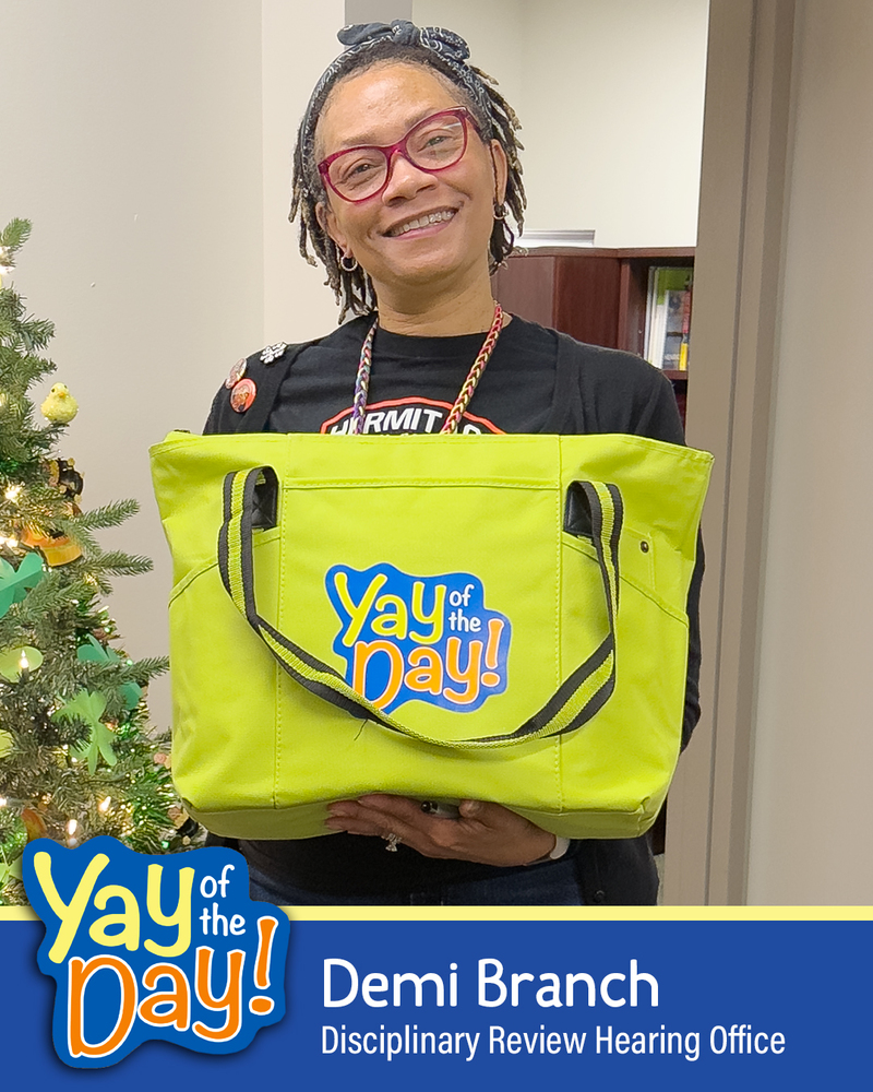 Demi Branch with the Disciplinary Review Hearing Office